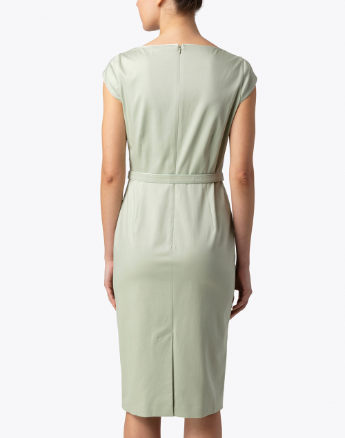 neris pastel green stretch cotton dress