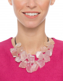 Rose Quartz Adjustable Necklace