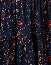Fabric image thumbnail - Apiece Apart - Trinidad Blue Multi Print Cotton Dress