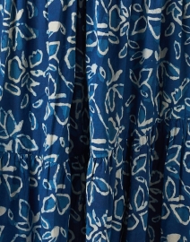 Fabric image thumbnail - Apiece Apart - Uva Blue Print Cotton Dress