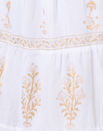 Fabric image thumbnail - Bella Tu - Bettina White and Gold Cotton Dress
