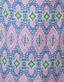 Fabric image thumbnail - Bella Tu - Mia Purple Embroidered Cotton Kaftan Dress