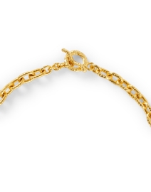 Back image thumbnail - Ben-Amun - Gold Chain Pearl Necklace