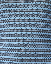 Fabric image thumbnail - Blue - Blue and Brown Fairisle Pima Cotton Sweater