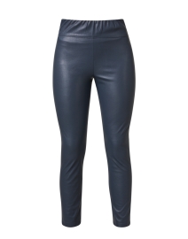 Product image thumbnail - Brochu Walker - Juniper Dark Blue Faux Leather Pant