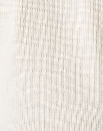 Fabric image thumbnail - Burgess - White Cotton Cashmere Cardigan