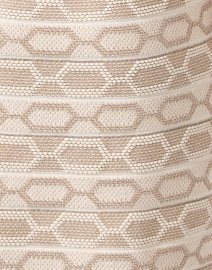 Fabric image thumbnail - D.Exterior - Beige Chain Knit Dress