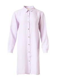 Product image thumbnail - Eileen Fisher - Lavender Longline Shirt