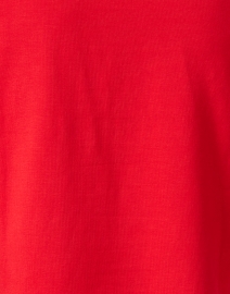 Fabric image thumbnail - E.L.I. - Red Pima Cotton Mock Neck Top 
