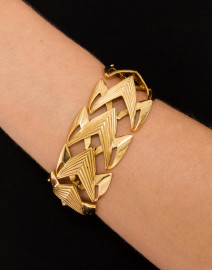 Gold Deco Link Bracelet