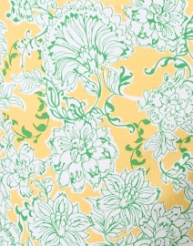 Fabric image thumbnail - Elliott Lauren - Green and Yellow Multi Print Pull On Pant