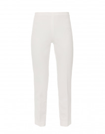 Ivory Stretch Side-Zip Tapered Pant