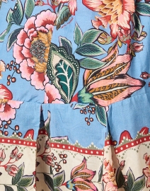 Fabric image thumbnail - Farm Rio - Blue Multi Floral Print Dress