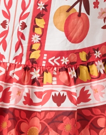 Fabric image thumbnail - Farm Rio - White and Red Multi Print Dress
