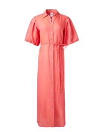 Product image thumbnail - Finley - Madeline Peony Pink Linen Dress