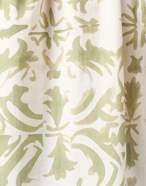 Fabric image thumbnail - Finley - Miller White and Green Print Shirt Dress