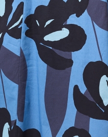 Fabric image thumbnail - WHY CI - Riviera Blue Floral Cotton Dress 
