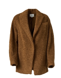 Product image thumbnail - Vince - Brown Faux Fur Teddy Coat