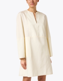Front image thumbnail - Joseph - Dasia Ivory Silk Blend Dress