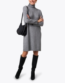 Look image thumbnail - Weekend Max Mara - Ricard Grey Wool Sweater Dress
