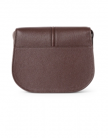 Back image thumbnail - A.P.C. - Betty Dark Brown Grained Leather Crossbody Bag