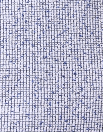 Fabric image thumbnail - Amina Rubinacci - Margot Blue Boucle Shift Dress