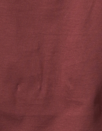 Fabric image thumbnail - Lafayette 148 New York -  Modern Burgundy Cotton Tee