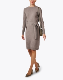 Look image thumbnail - Kinross - Taupe Cashmere Dress