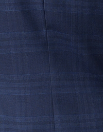 Fabric image thumbnail - Veronica Beard - Schoolboy Navy Plaid Dickey Jacket