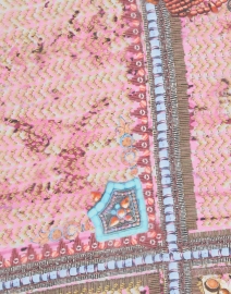 Fabric image thumbnail - Jane Carr - Pink Multi Print Silk Scarf