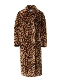 Leopard Faux Fur Coat 