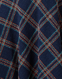 Fabric image thumbnail - Shoshanna - Lana Navy Multi Plaid Tweed Dress