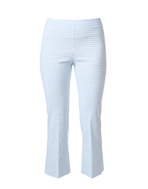 Leo Blue Check Pull On Pant