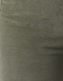 Fabric image thumbnail - Veronica Beard - Carson Green Corduroy Flare Pant