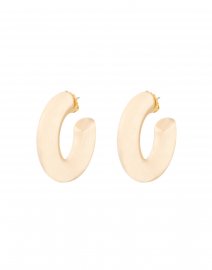 High Polished Gold Hoop Earrings