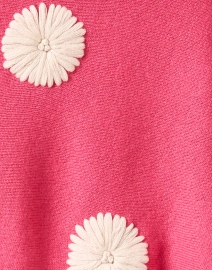 Fabric image thumbnail - Frances Valentine - Pink and White Embroidered Poncho