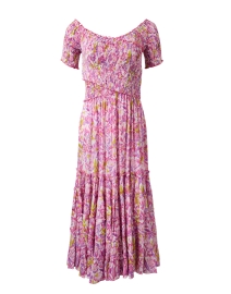 Soledad Pink Floral Cotton Dress