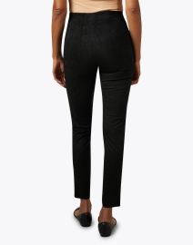 Back image thumbnail - Weill - Black Suede Pull On Pant