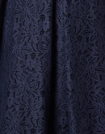 Fabric image thumbnail - Max Mara Studio - Agadir Navy Lace Shirt Dress