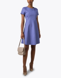 Look image thumbnail - Emporio Armani - Blue Fit and Flare Dress