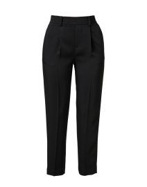 Black Tapered Pull On Pant