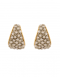 Kaya Gold Crystal Huggie Hoop Earrings