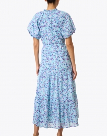 Banjanan - Poppy Blue Bud Print Cotton Dress
