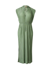 Product image thumbnail - Boss - Green Pleated Dress