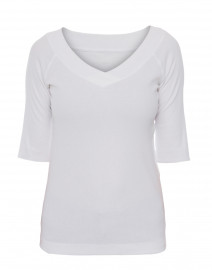 Product image thumbnail - Marc Cain - White Crossover Top