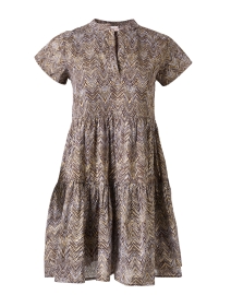 Maddie Brown Herringbone Dress