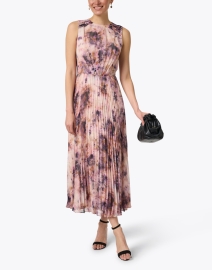 Look image thumbnail - Jason Wu Collection - Violet Multi Printed Silk Chiffon Dress