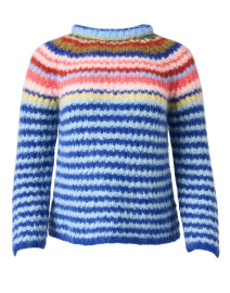 Janzir Multi Stripe Mohair Sweater