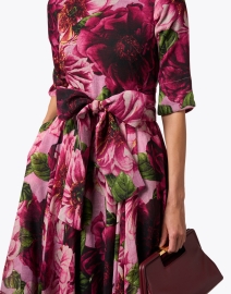 Extra_1 image thumbnail - Samantha Sung - Aster Pink Floral Print Cotton Dress