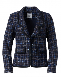 Manille Navy and Blue Tweed Jacket 
